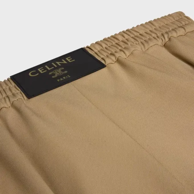 Pantalones de sarga de lana Pantalones de sarga de lana