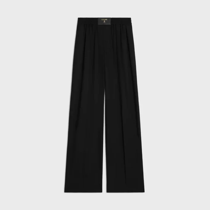 Pantalones de tejido de lana ligera Pantalones de tejido de lana ligera