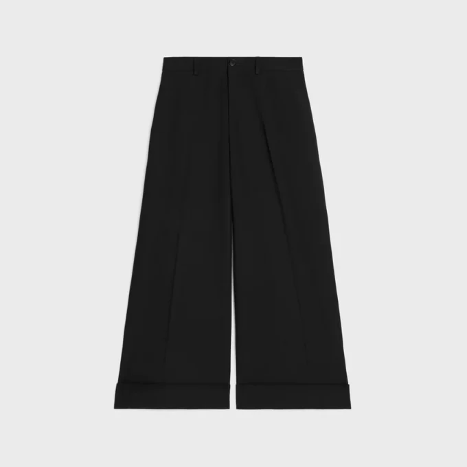 Pantalones Docks de gabardina de lana Pantalones Docks de gabardina de lana