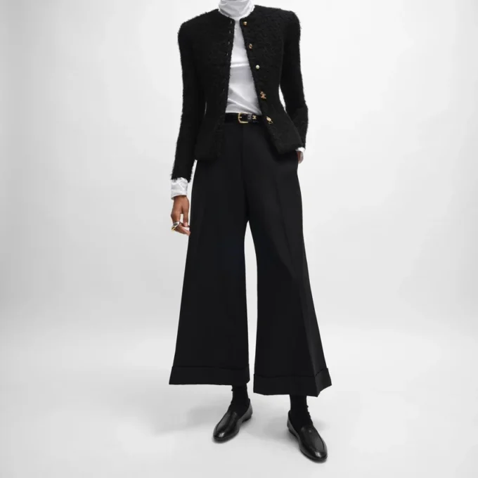 Pantalones Docks de gabardina de lana Pantalones Docks de gabardina de lana