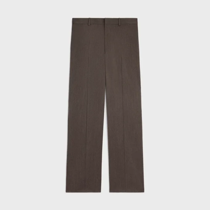 Pantalones Ethan de gabardina de lana Pantalones Ethan de gabardina de lana