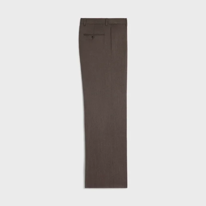 Pantalones Ethan de gabardina de lana Pantalones Ethan de gabardina de lana