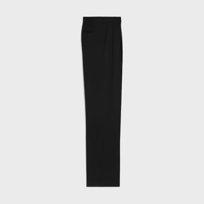 Pantalones Jazz de lana con diseño diagonal Pantalones Jazz de lana con diseño diagonal