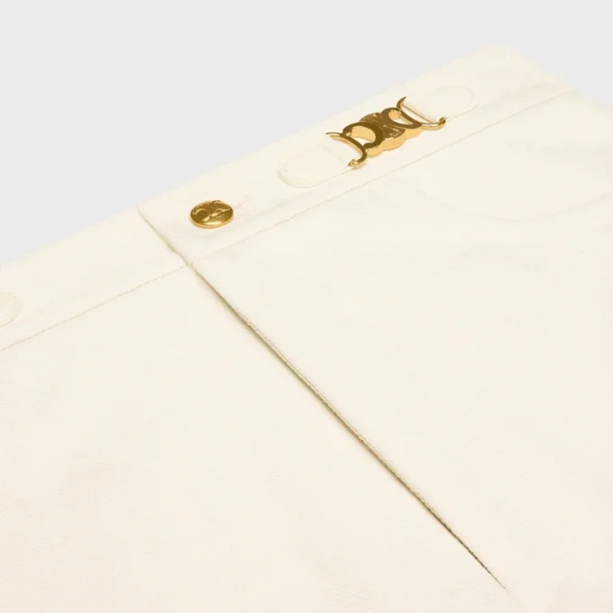 Pantalones Triomphe en sarga de algodón