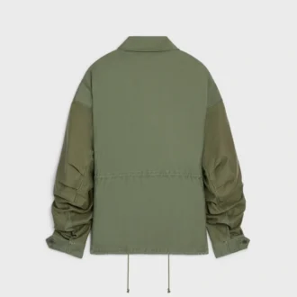 Parka de satén de algodón
