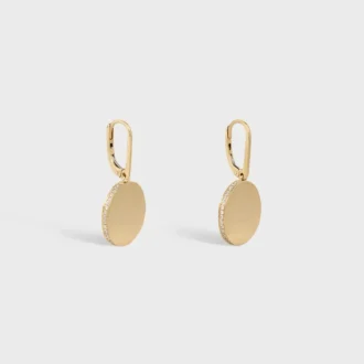 Pendientes CELINE en oro amarillo y diamantes