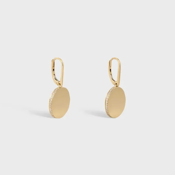 Pendientes CELINE en oro amarillo y diamantes Pendientes CELINE en oro amarillo y diamantes