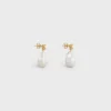 Pendientes Les Perles CELINE Baroque de latón con acabado dorado y perlas cultivadas Pendientes Les Perles CELINE Baroque de latón con acabado dorado y perlas cultivadas