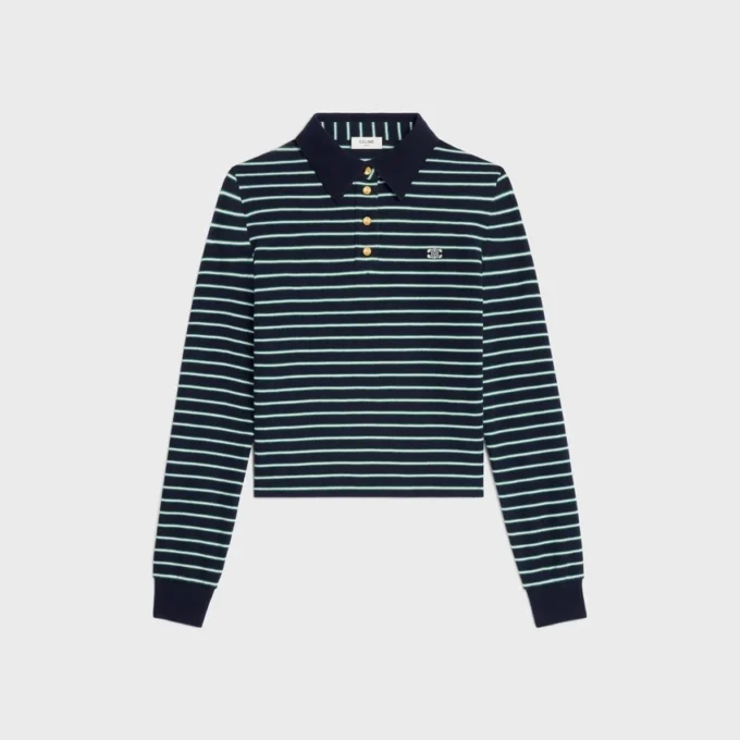 Polo Triomphe en jersey a rayas Polo Triomphe en jersey a rayas