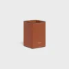 Portaperfumes de 100 ml en piel de becerro Portaperfumes de 100 ml en piel de becerro