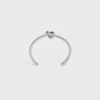 Pulsera extrafina Knot en latón con acabado de rodio Pulsera extrafina Knot en latón con acabado de rodio