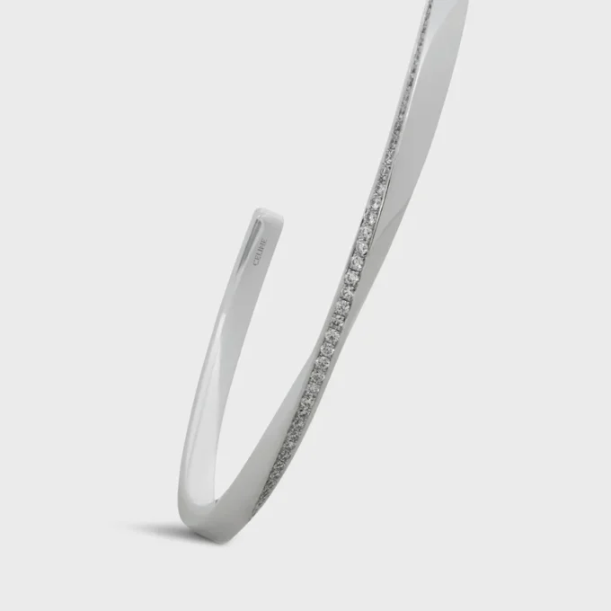 Pulsera Torsion en oro blanco y diamantes Pulsera Torsion en oro blanco y diamantes