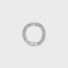Pulsera Triomphe Gourmette de latón con acabado de rodio Pulsera Triomphe Gourmette de latón con acabado de rodio