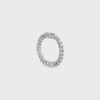 Pulsera Triomphe Gourmette de latón con acabado de rodio Pulsera Triomphe Gourmette de latón con acabado de rodio
