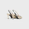 Sandalias CELINE Alma Triomphe de piel de becerro laminada Sandalias CELINE Alma Triomphe de piel de becerro laminada