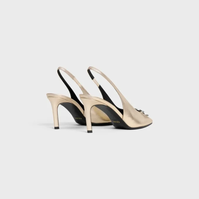 Sandalias CELINE Alma Triomphe de piel de becerro laminada Sandalias CELINE Alma Triomphe de piel de becerro laminada