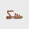Sandalias CELINE Clea Triomphe en piel de becerro – Curtido vegetal Sandalias CELINE Clea Triomphe en piel de becerro – Curtido vegetal
