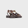 Sandalias CELINE Clea Triomphe en piel de becerro – Curtido vegetal Sandalias CELINE Clea Triomphe en piel de becerro – Curtido vegetal