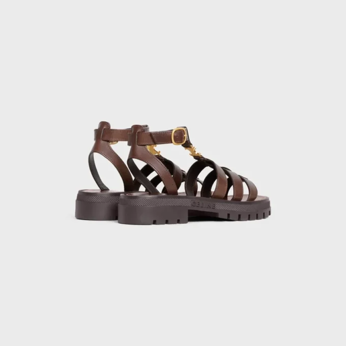 Sandalias CELINE Clea Triomphe en piel de becerro – Curtido vegetal Sandalias CELINE Clea Triomphe en piel de becerro – Curtido vegetal