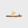 Sandalias CELINE Lympia de rafia y piel de becerro Sandalias CELINE Lympia de rafia y piel de becerro