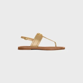 Sandalias CELINE Lympia Triomphe en piel de becerro laminada
