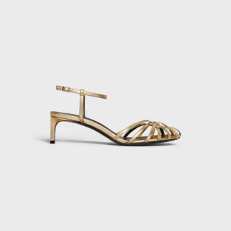 Sandalias CELINE Triomphe en piel de cordero laminada