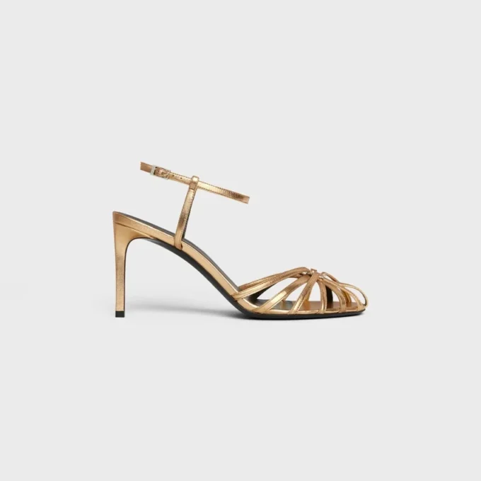 Sandalias CELINE Triomphe en piel de cordero laminada
