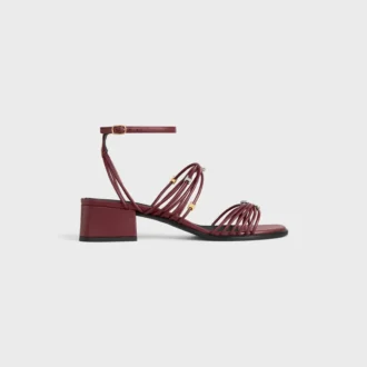 Sandalias de tacón CléMence en piel de cabra
