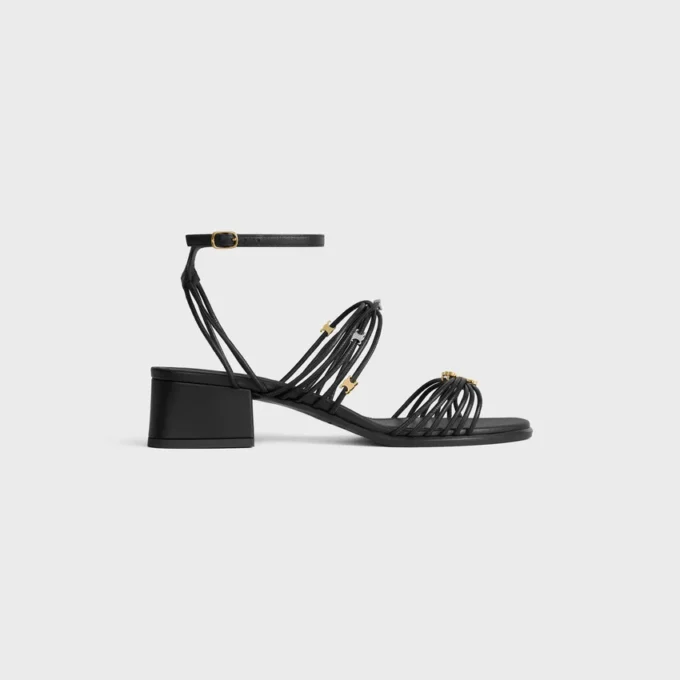 Sandalias de tacón CléMence en piel de cabra Sandalias de tacón CléMence en piel de cabra