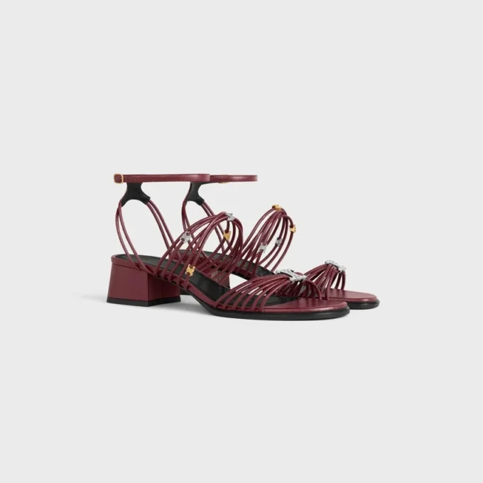 Sandalias de tacón CléMence en piel de cabra Sandalias de tacón CléMence en piel de cabra
