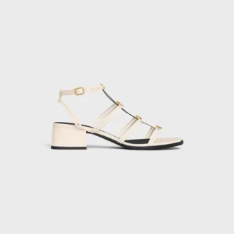 Sandalias de tacón CléMence en piel de cordero