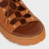 Sandalias gruesas CELINE Billie en piel de becerro y tejido Sandalias gruesas CELINE Billie en piel de becerro y tejido