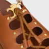 Sandalias gruesas CELINE Billie en piel de becerro y tejido Sandalias gruesas CELINE Billie en piel de becerro y tejido
