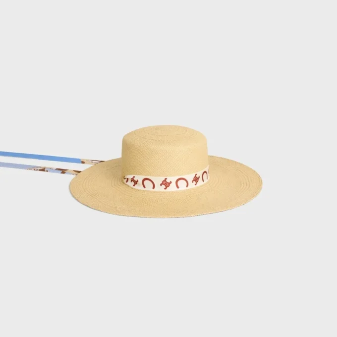 Sombrero de paja con lazo Sombrero de paja con lazo