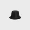 Sombrero de pescador de piel de cordero suave