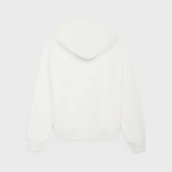 Sudadera con capucha CELINE de algodón felpudo Sudadera con capucha CELINE de algodón felpudo
