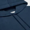 Sudadera con capucha corta de felpa de algodón