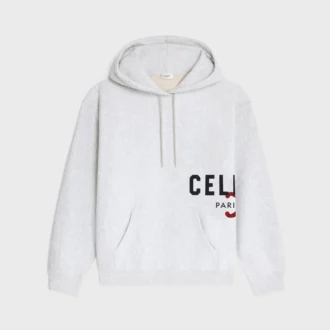 Sudadera con capucha de felpa de algodón