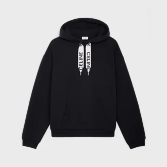 Sudadera holgada con capucha CELINE de felpa de algodón
