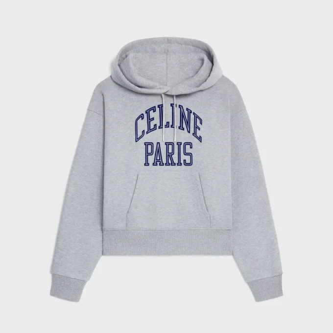 Sudadera holgada con capucha de felpa de algodón
