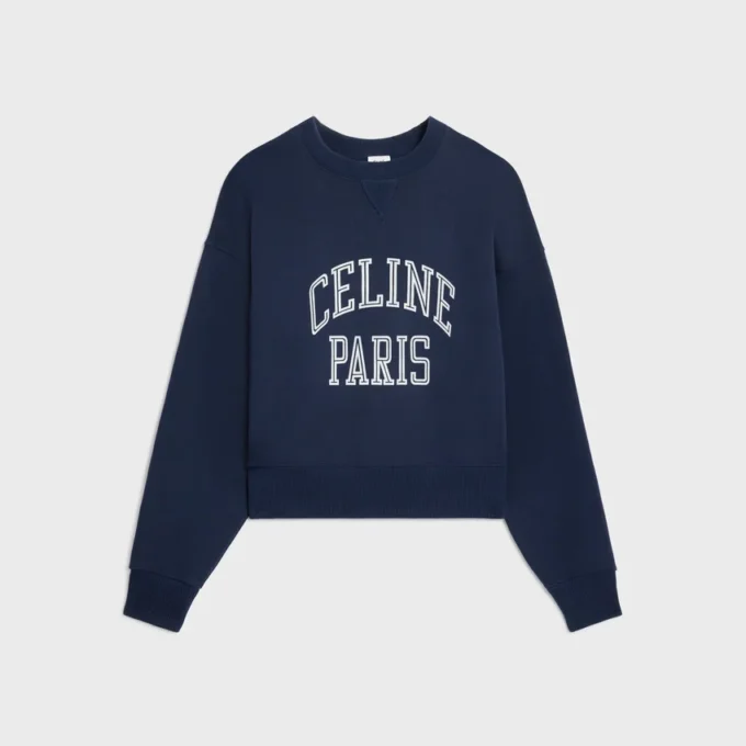 Sudadera holgada de felpa de algodón