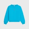 Sudadera holgada de felpa de algodón