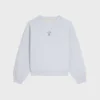 Sudadera holgada de felpa de algodón