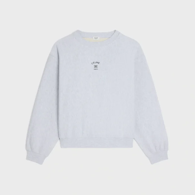 Sudadera holgada de felpa de algodón