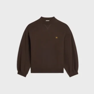 Sudadera holgada de felpa de algodón