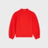 Sudadera holgada de felpa de algodón