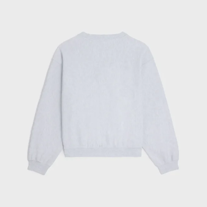 Sudadera holgada de felpa de algodón