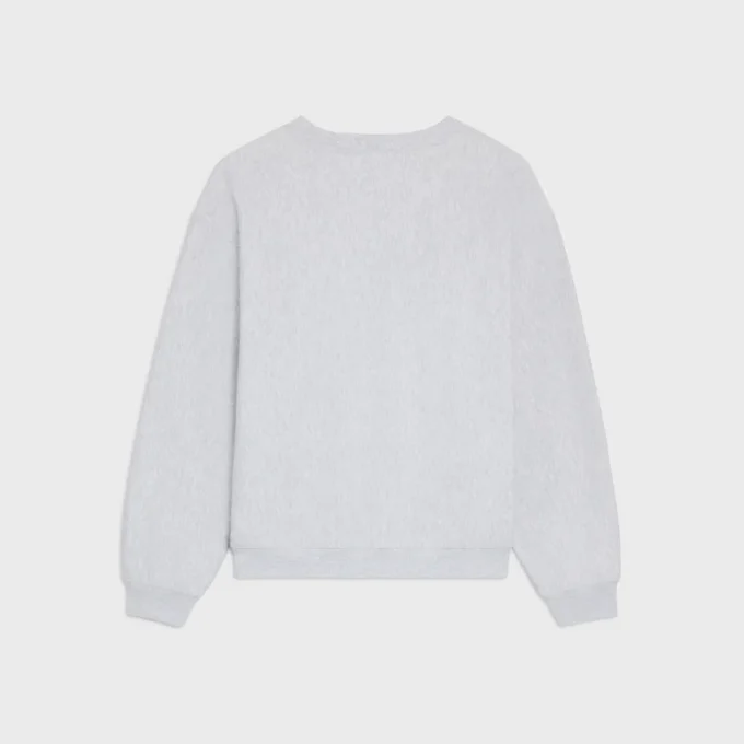 Sudadera holgada de felpa de algodón