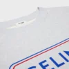 Sudadera holgada de felpa de algodón