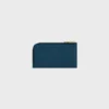 Tarjetero largo con cremallera en piel de becerro granulada Tarjetero largo con cremallera en piel de becerro granulada